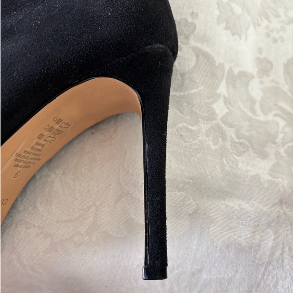 Express Faux Suede Rhinestone Ankle Boots, Size 9 - Picture 6 of 9